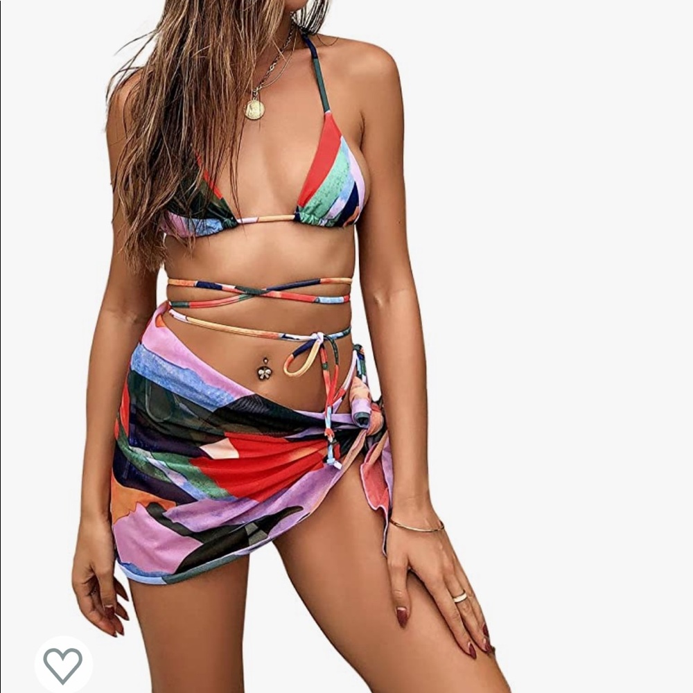 3 piece bikini set